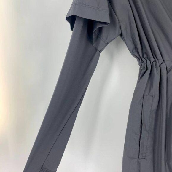 Zelos Gray 2fer Windbreaker Jacket w/ Long Sleeves - Picture 5 of 7